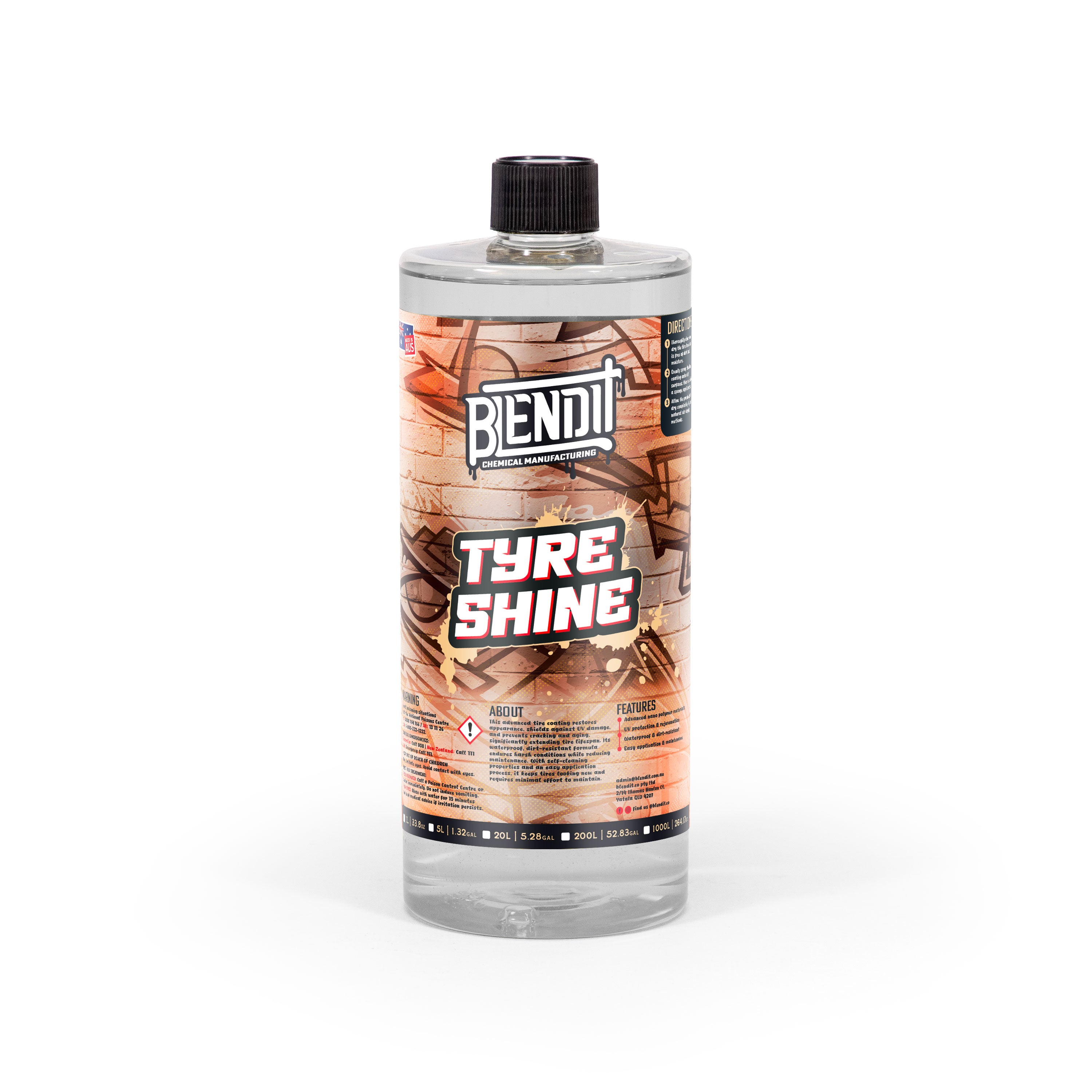 Tyre Shine (Water Based) ( Non Water Base Avl )